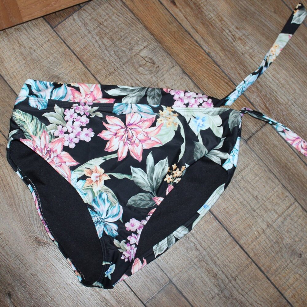 Sandflower Brand Large 12-14 Women's Bikini Bottoms Floral Print